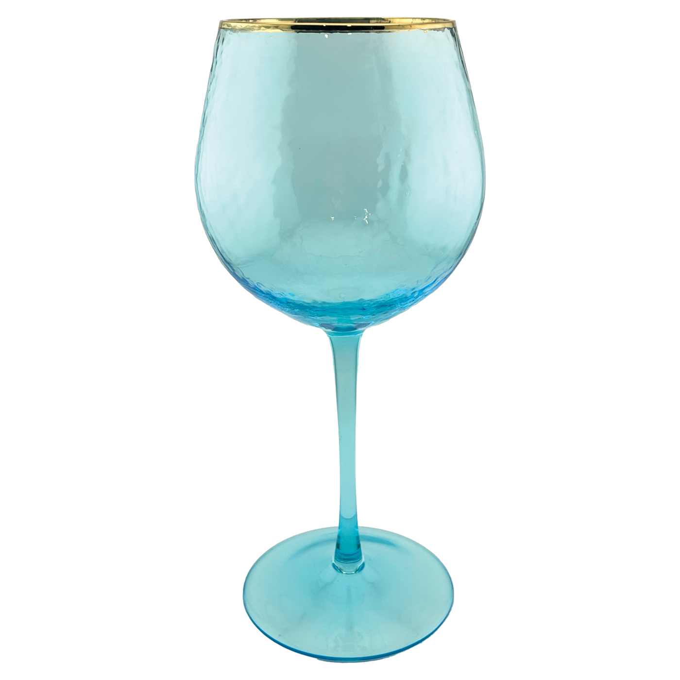 Rainbow Wine Glass - Blue