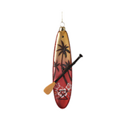 Paddle Board Ornament - Orange
