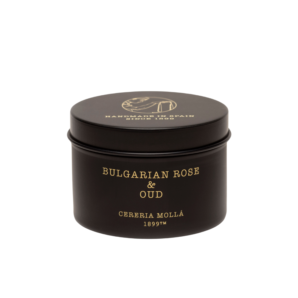 Bulgarian Rose & Oud Black 3.1 Oz. Travel Candle