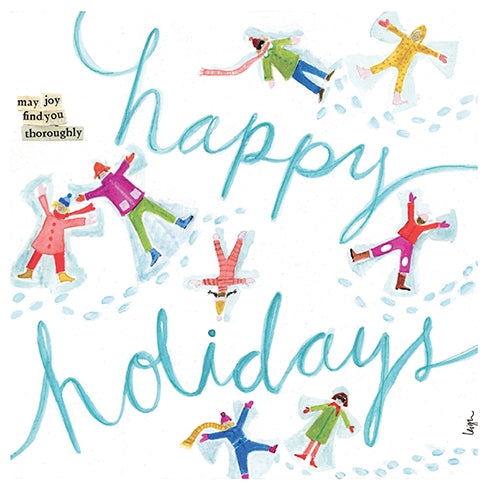 Snow Angles Holiday Boxed Cards - Just Fabulous Palm Springs