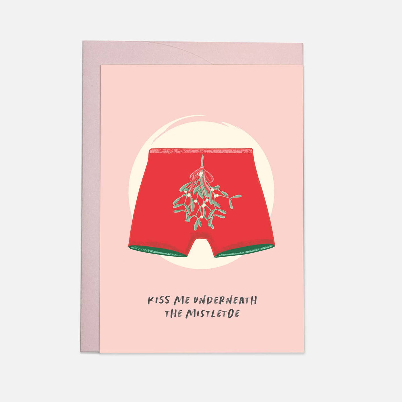 Mistletoe Undies Holiday Card