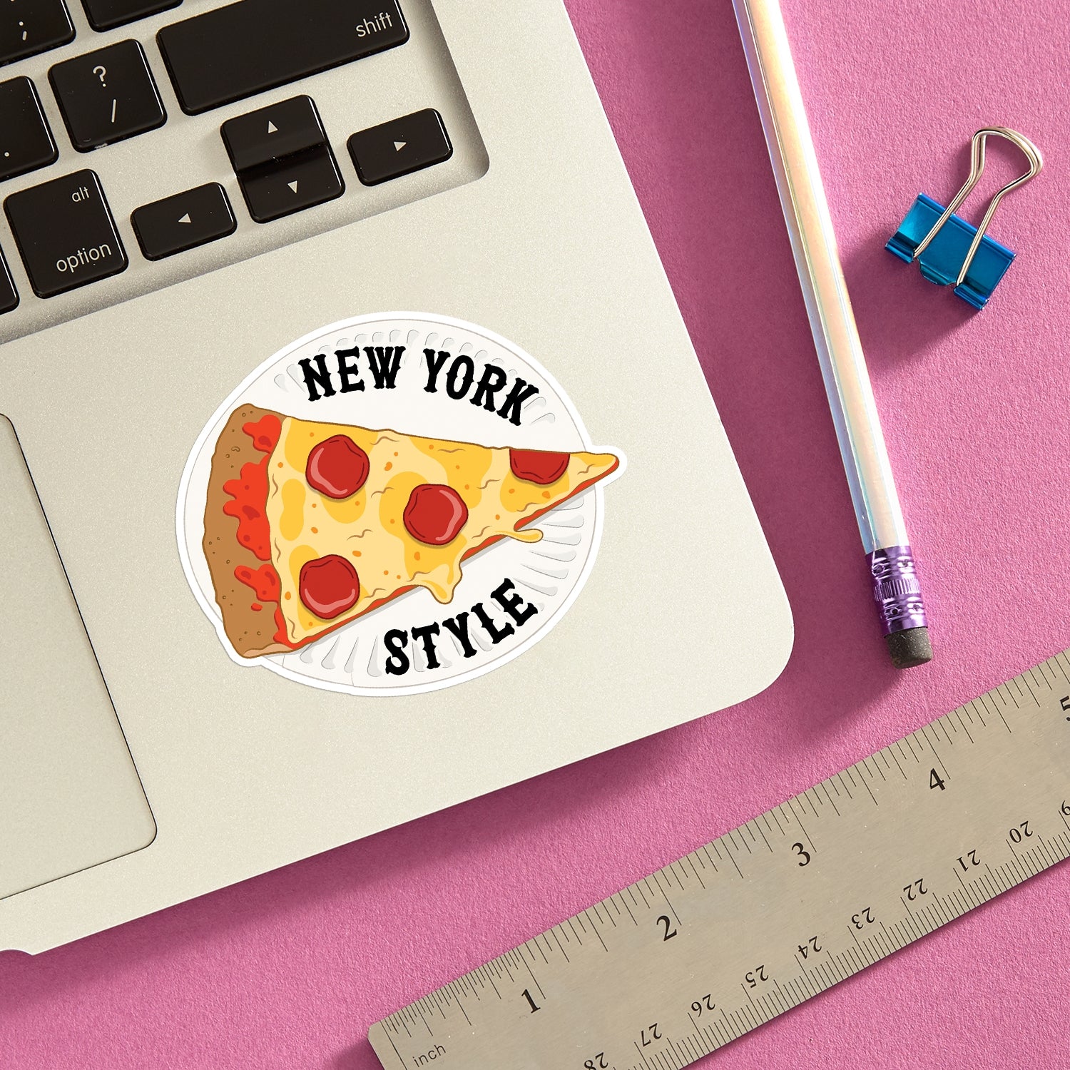 Die Cut Sticker: New York Style Pizza