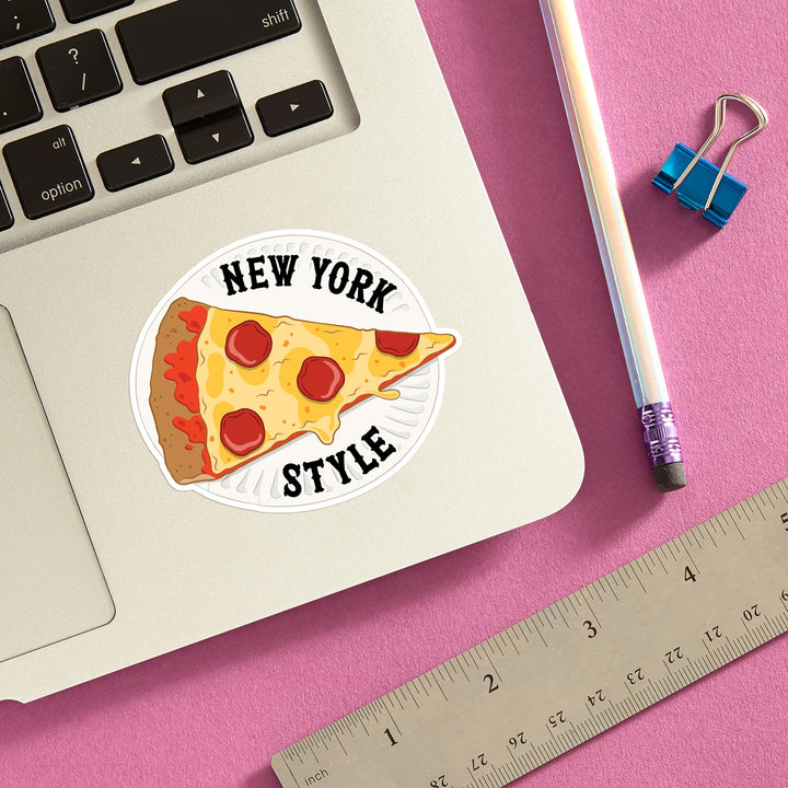 Die Cut Sticker: New York Style Pizza