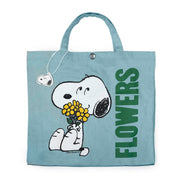Snoopy Flowers Vintage Style Market Tote - Just Fabulous Palm Springs