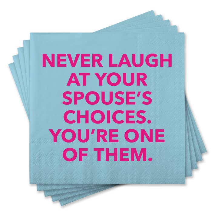 Spouse's Choice Cocktail Napkins