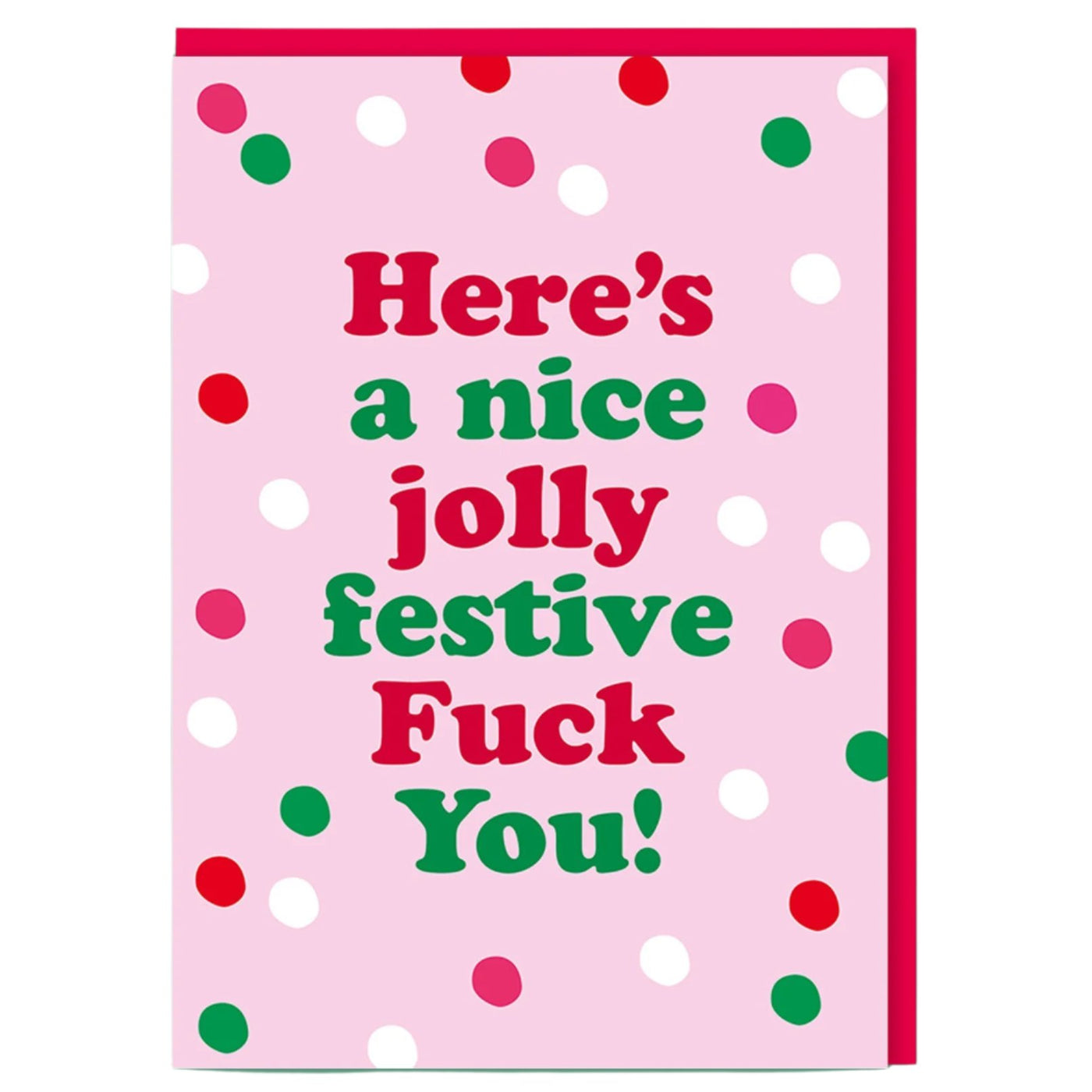 Jolly Festive F*** You Holiday Card