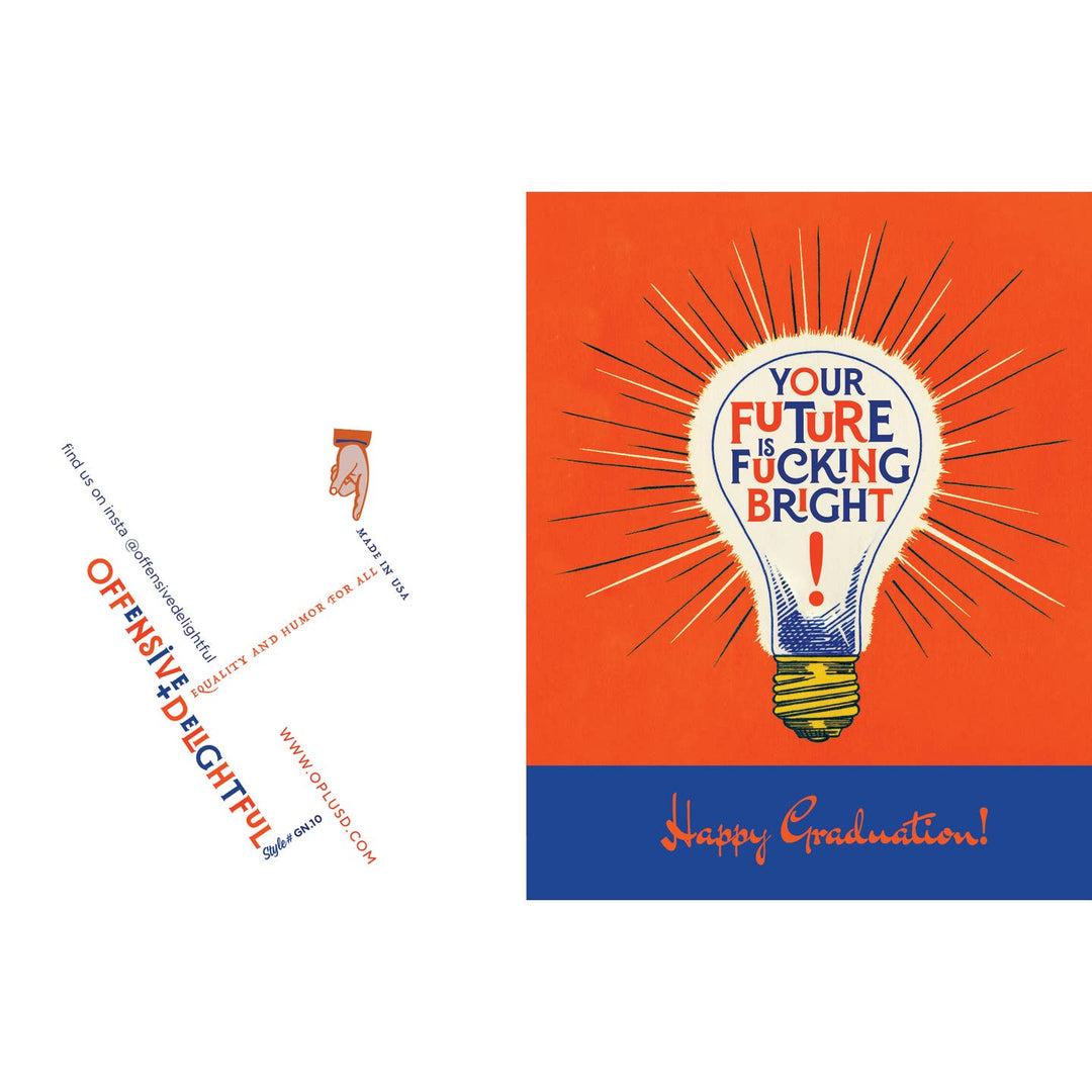 Fucking Bright Graduation Greeting Card