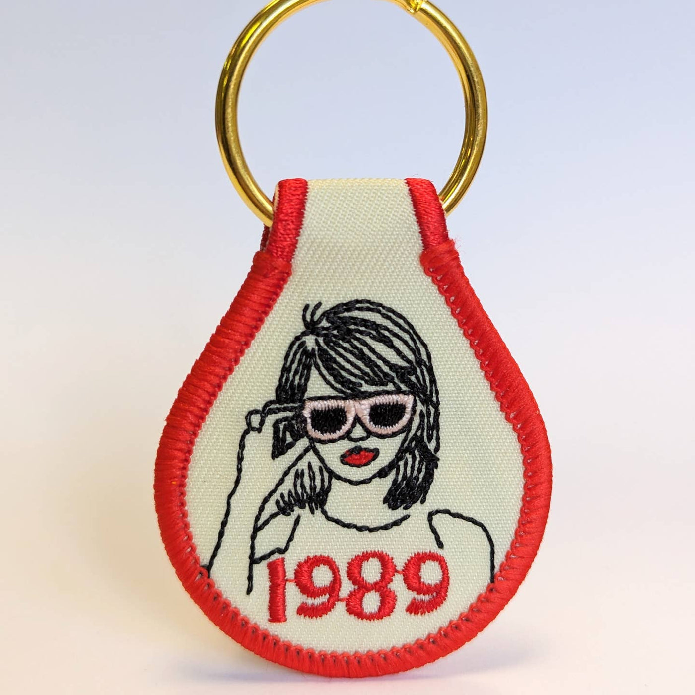 Swiftography: 1989 Embroidered Key Tag