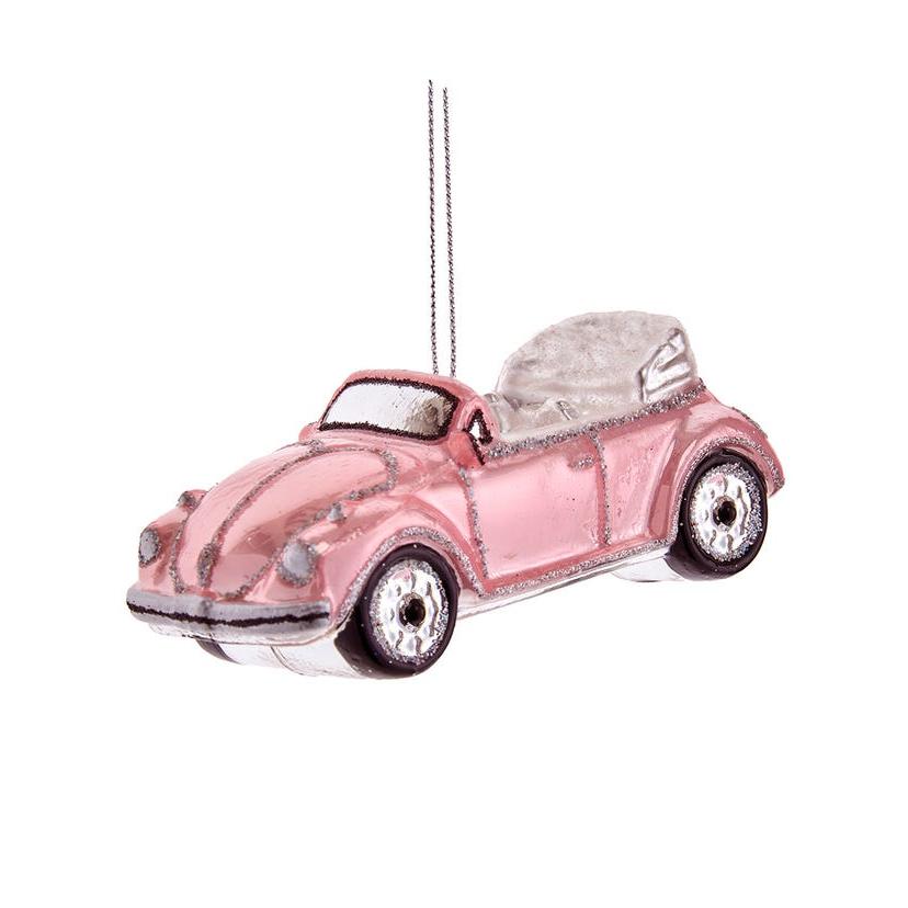Pink 60's Convertible Ornament