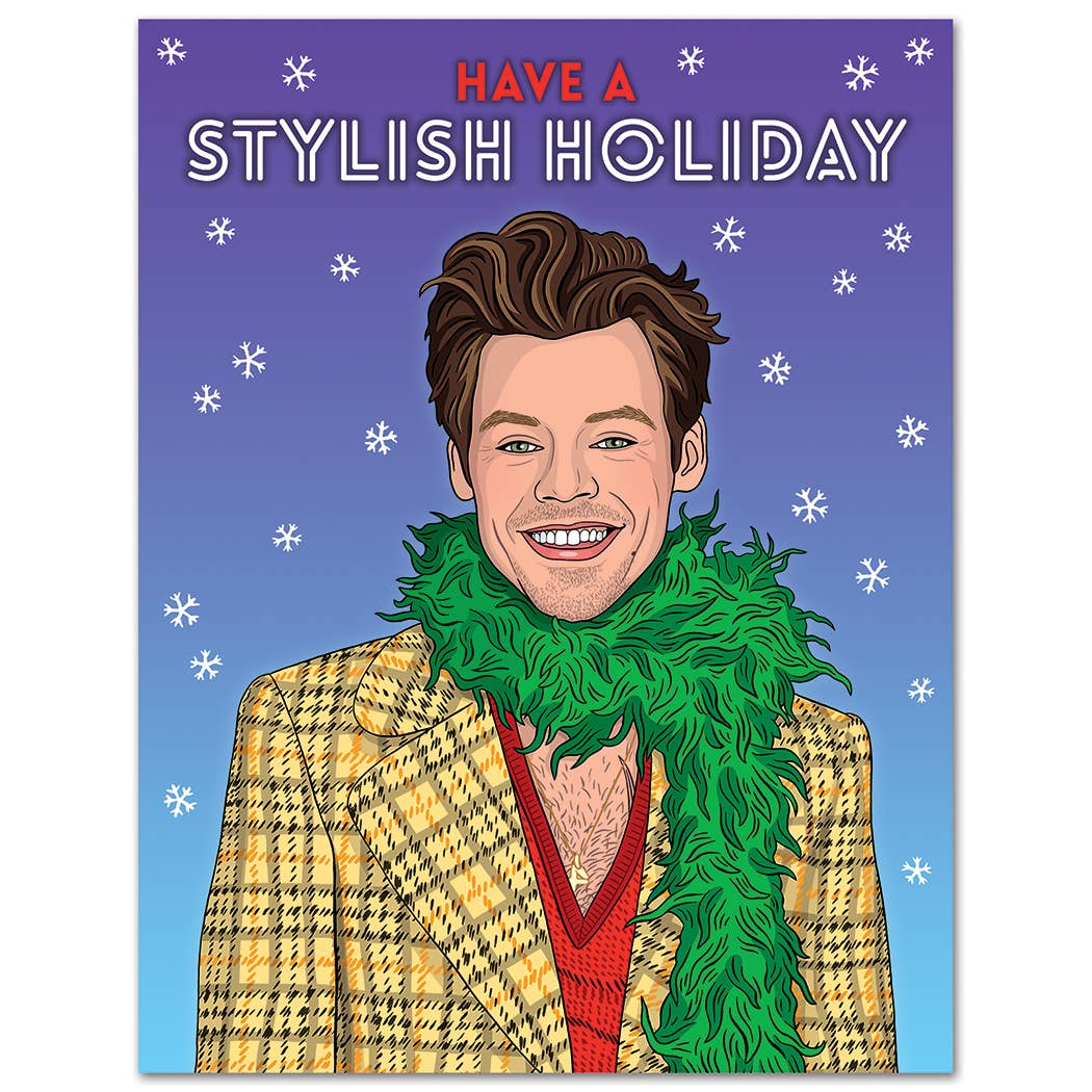 Holiday Card: Harry Styles Happy Holidays