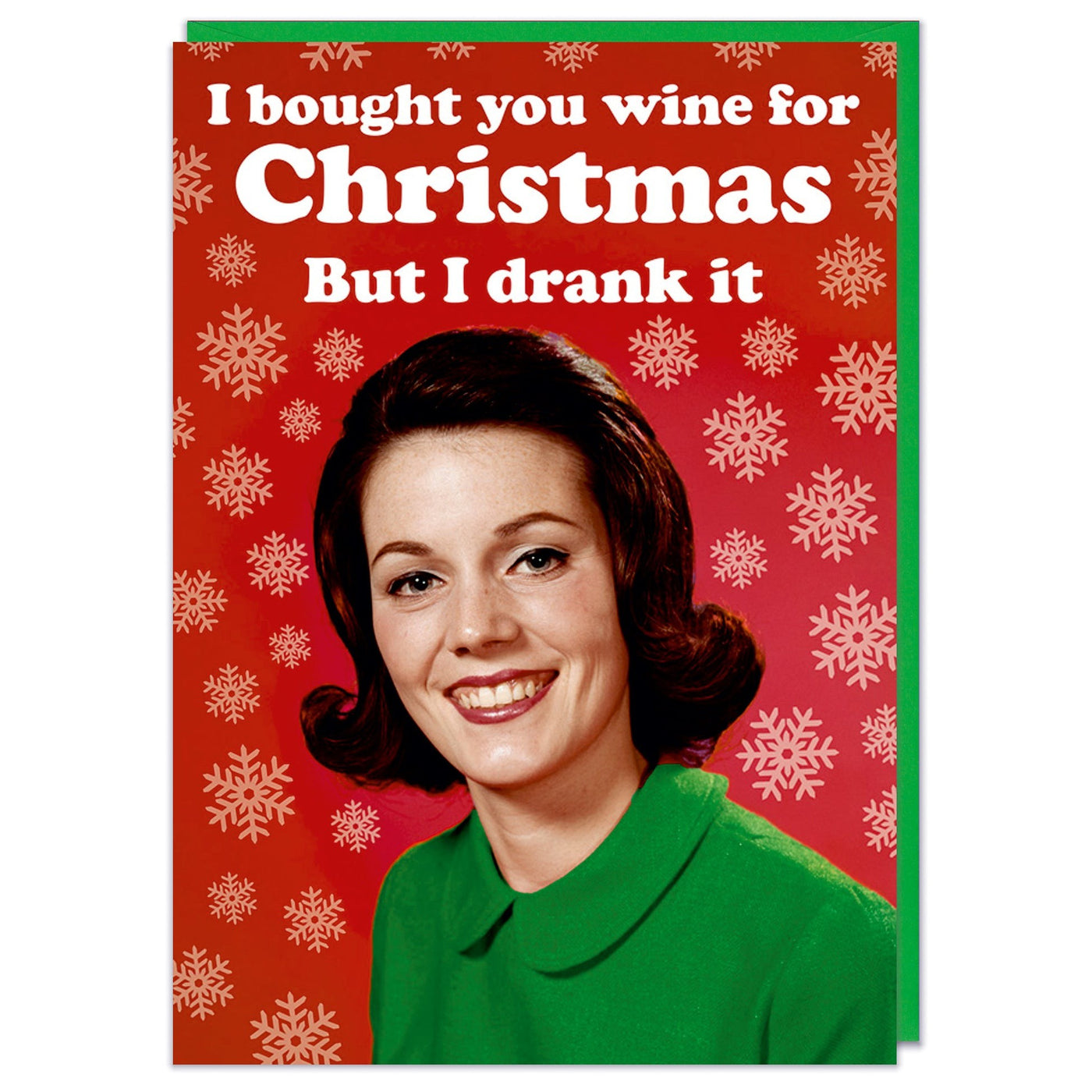 I Bought You Wine Christmas Holiday Card