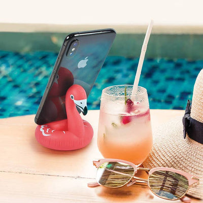 Float-On Flamingo Phone Stand
