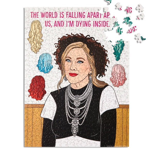 Jigsaw Puzzle: Moira Schitt's Creek Wigging Out - Just Fabulous Palm Springs