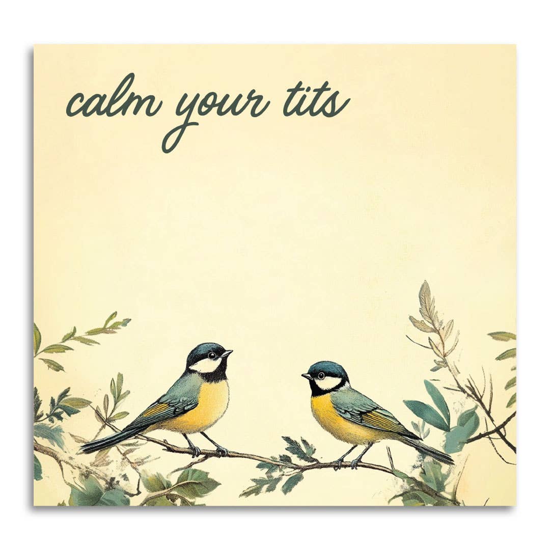Calm Your Tits Sticky Note Pad - Just Fabulous Palm Springs