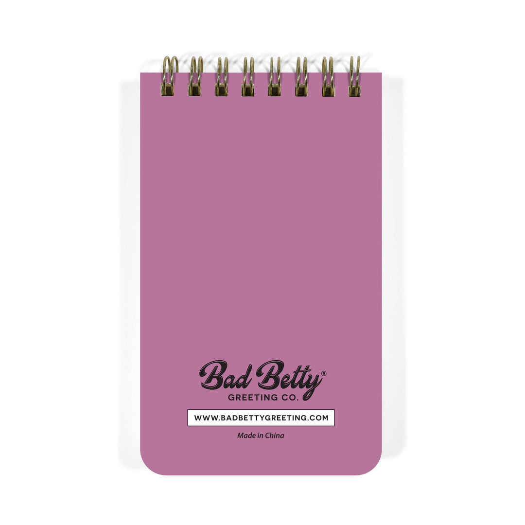 Careful! Mommy Is About To Snap Spiral Memo Notepad - Just Fabulous Palm Springs