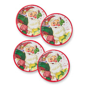 Santa's Retro Melamine Canape Plate Gift Set