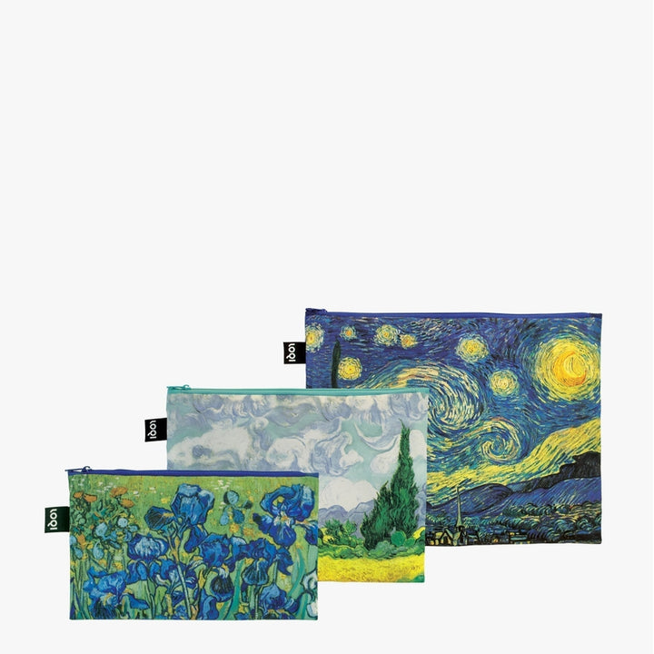 Vincent Van Gogh Recycled Zip Pockets
