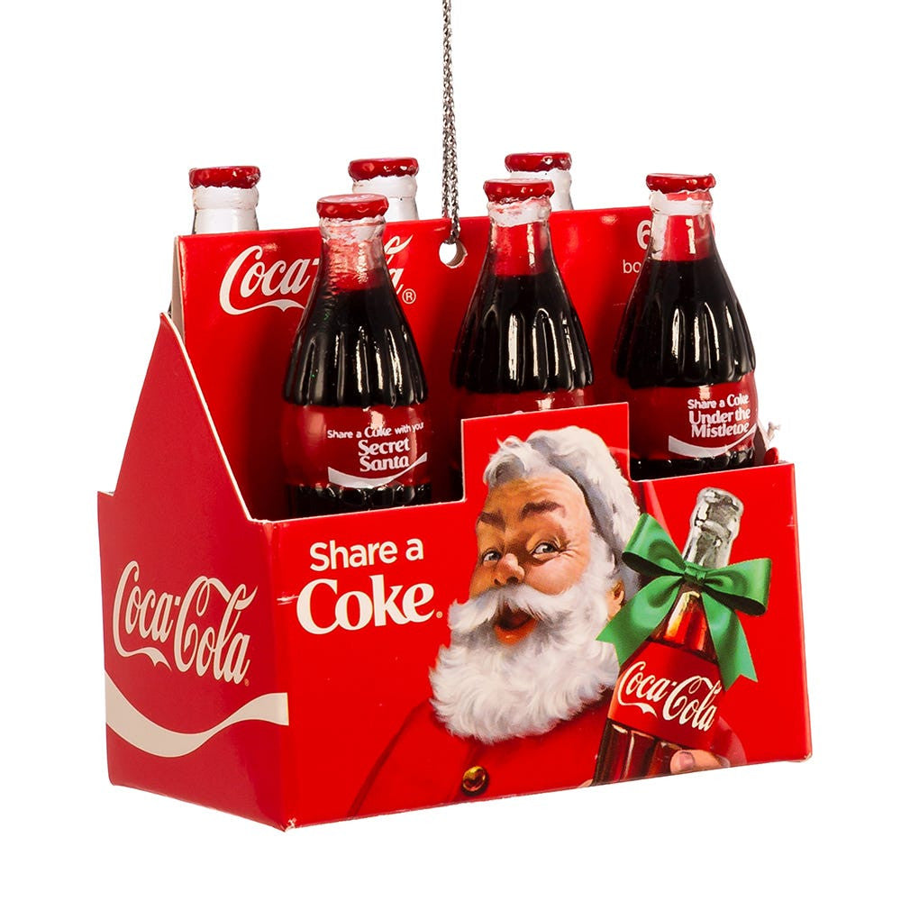 Coca-Cola® Share A Coke 6-Pack Bottles Ornament