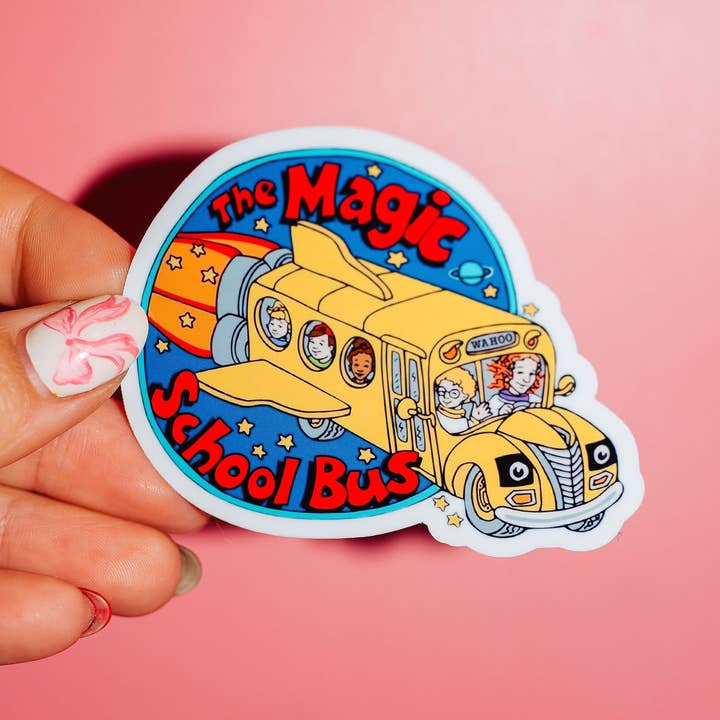 Magic School Bus Sticker - Just Fabulous Palm Springs