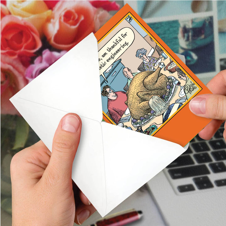 Genetic Engineering Thanksgiving Card