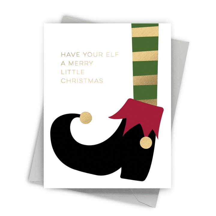 Merry Elf Boxed Blank Cards