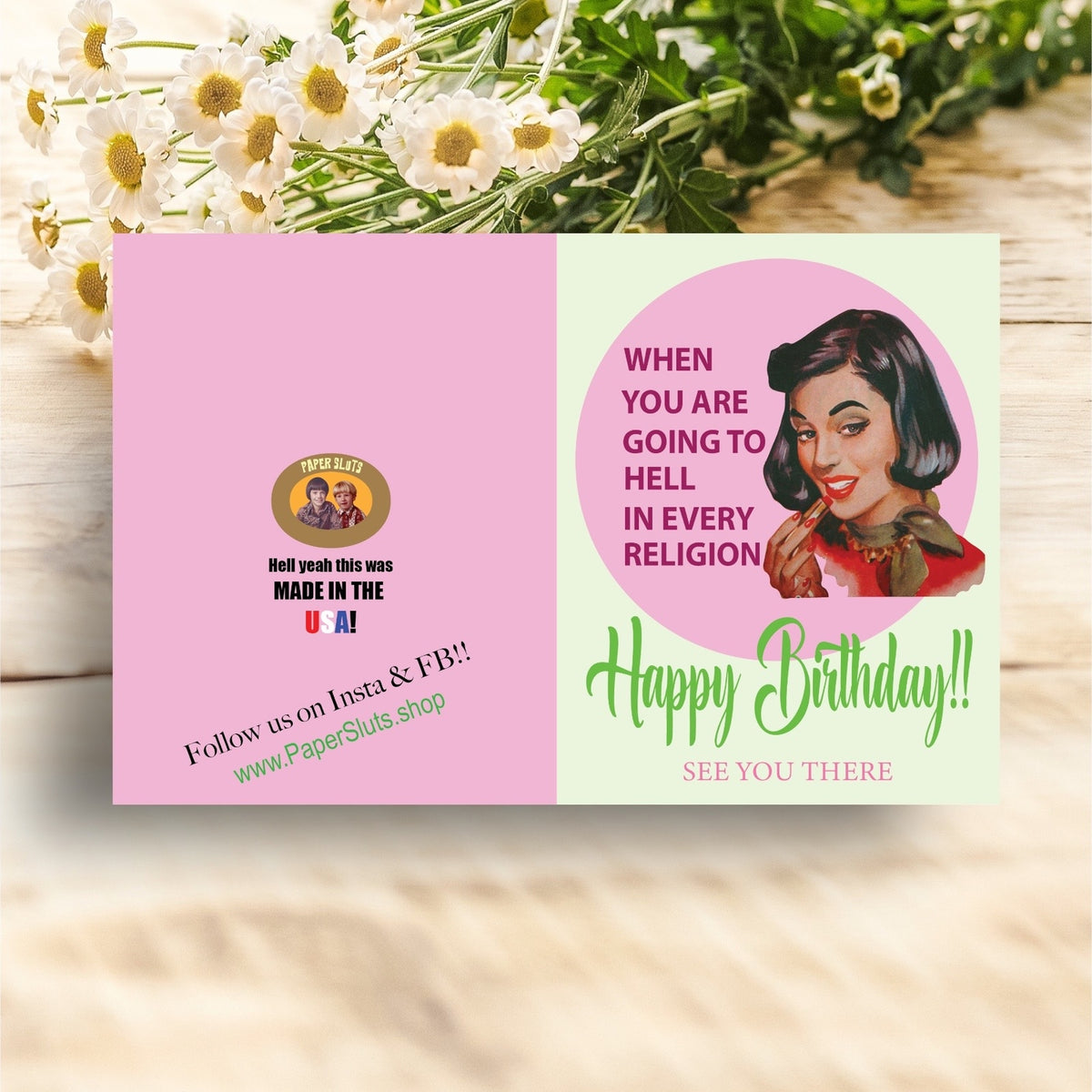 To Hell Birthday Card
