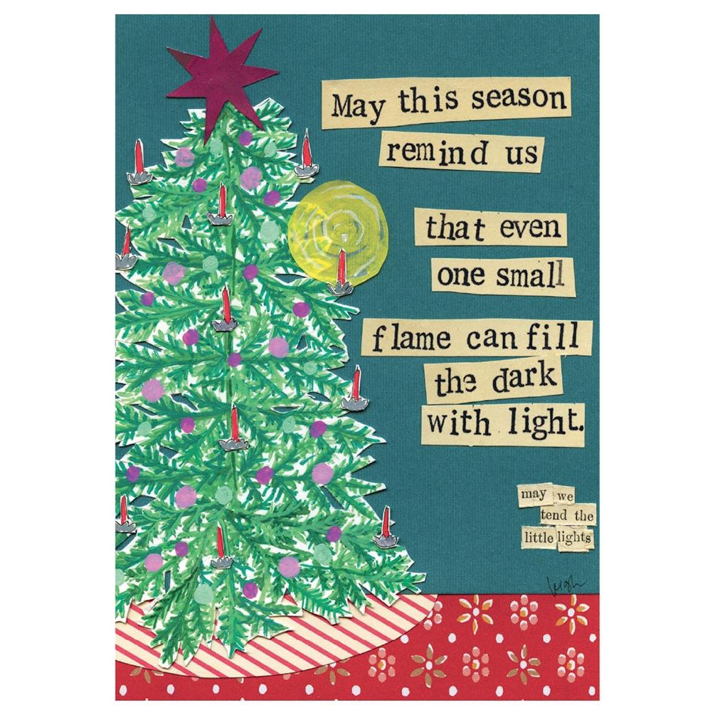 One Small Flame Holiday Card - Just Fabulous Palm Springs