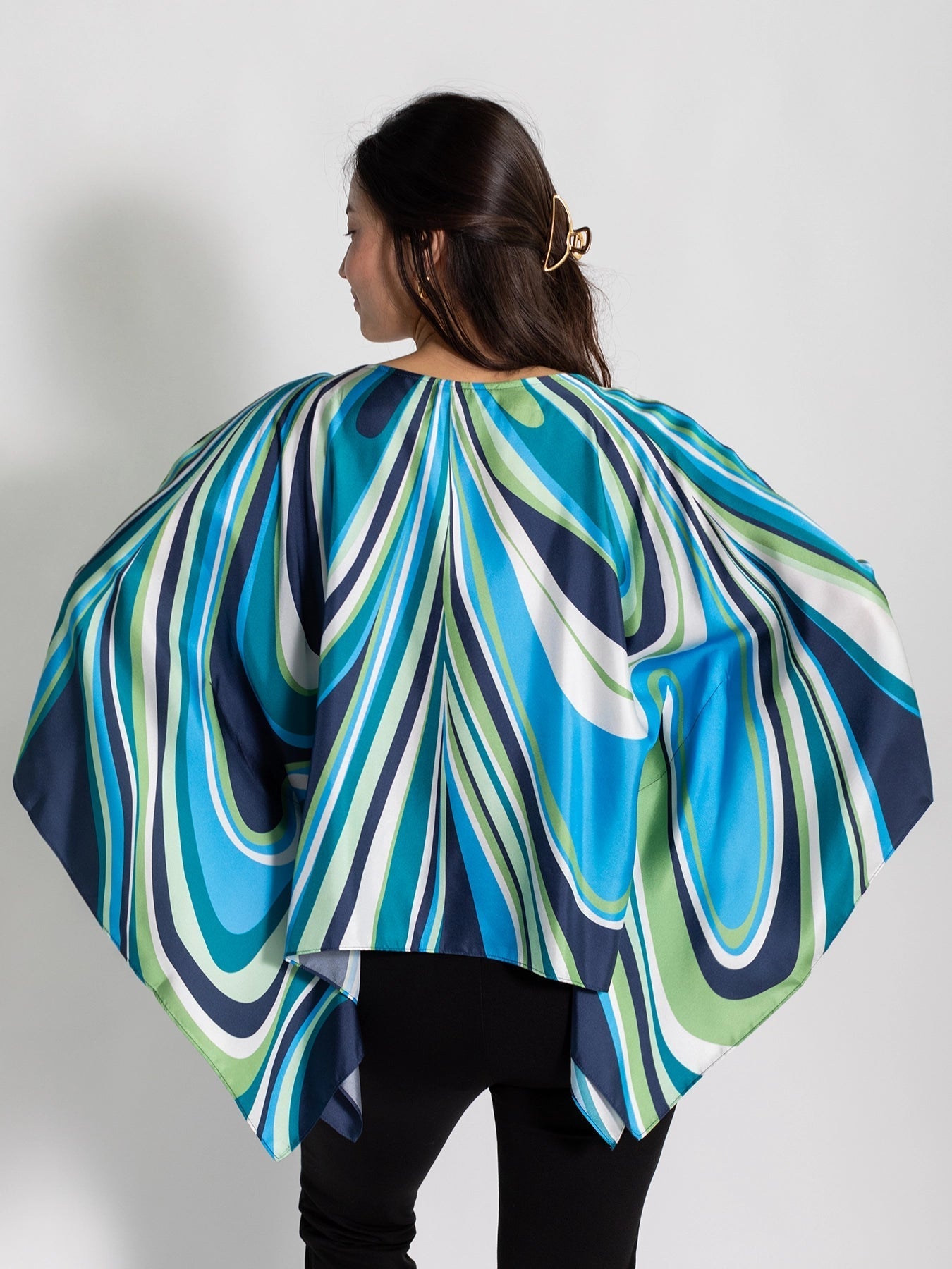 Celeste Silk Top Pinwheel - Just Fabulous Palm Springs