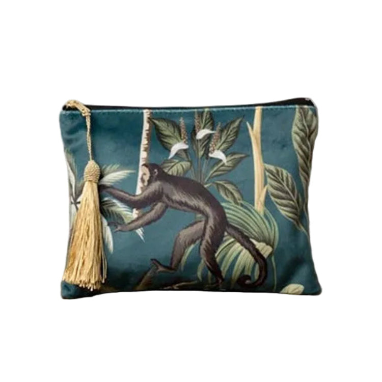 Monkey Pouch With Gold Pompom