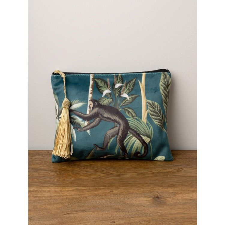 Monkey Pouch With Gold Pompom