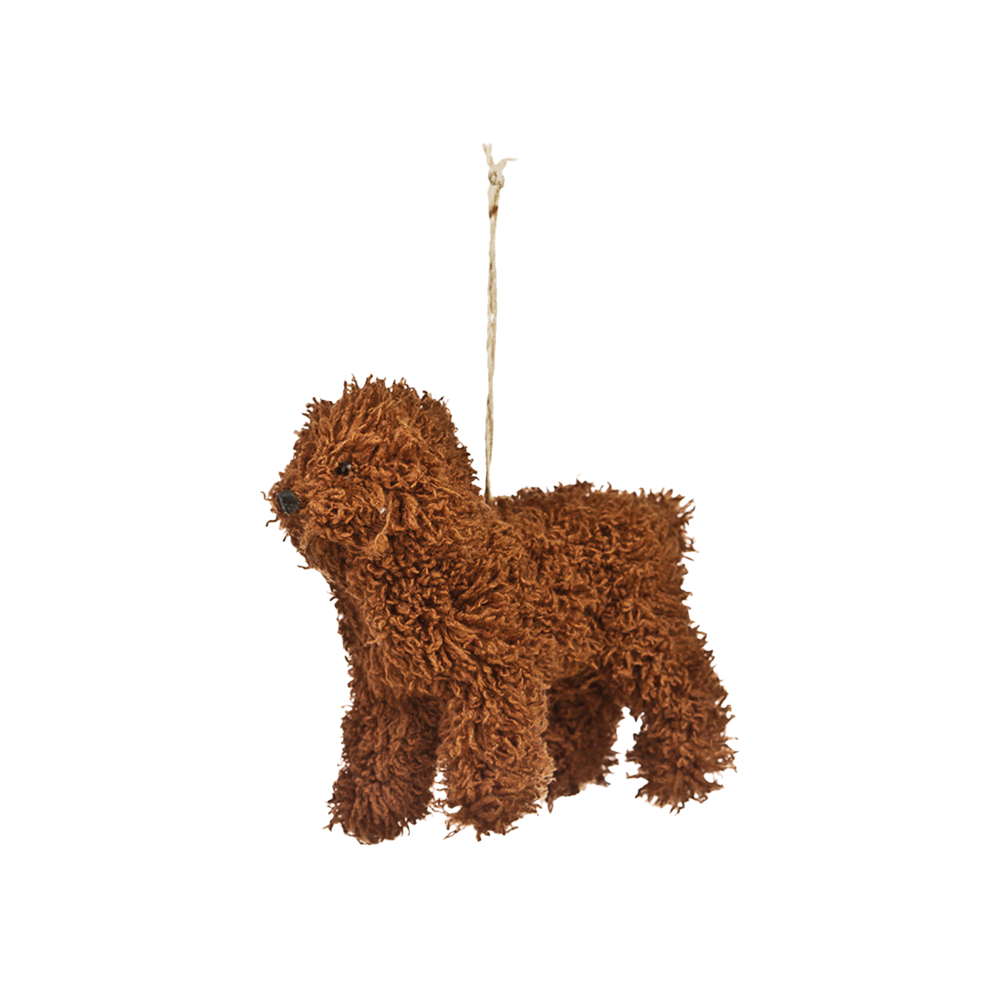 Poodle Ornament - Chocolate