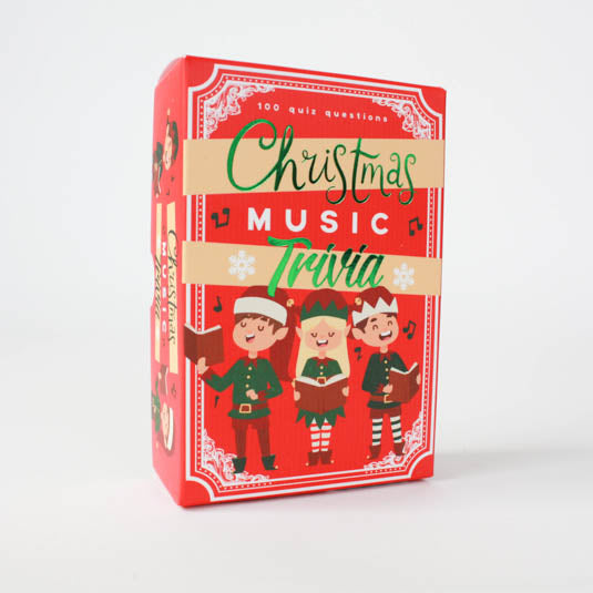 Christmas Music Trivia Cards