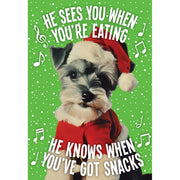 Christmas Snacks Holiday Card