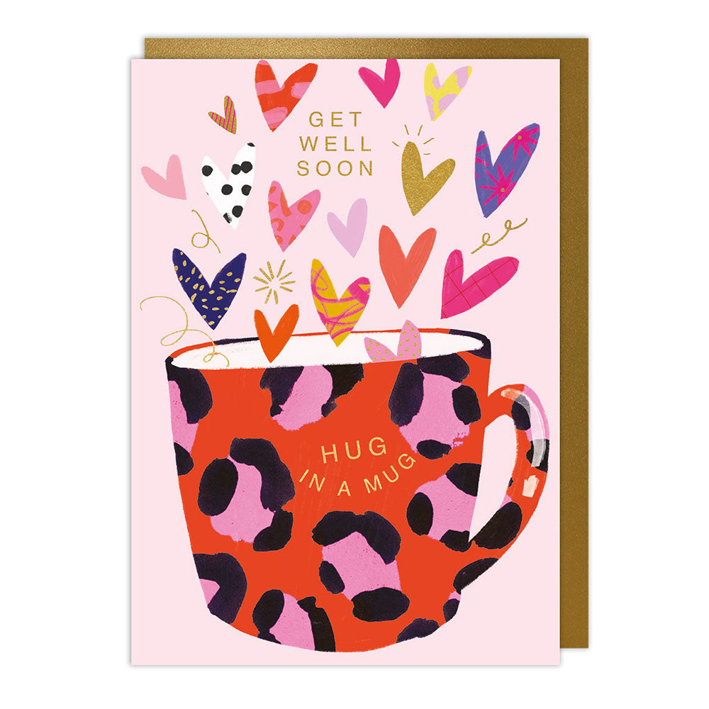 Hug Mug Get Well Greeting Card