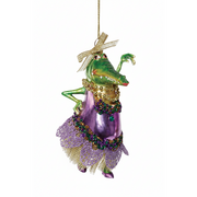 Mardi Gras Crocodile Ornament - Dress