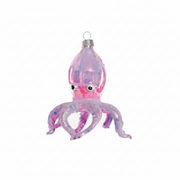 Iridescent Octopus Ornament - Purple