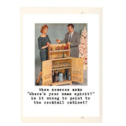 Where's Your Xmas Spirit Holiday Card