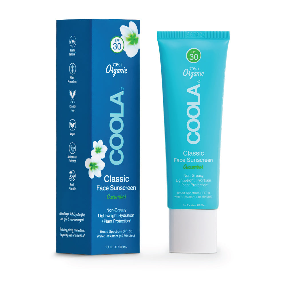 SPF 30 Coola Classic Face Lotion - Cucumber - 1.7oz