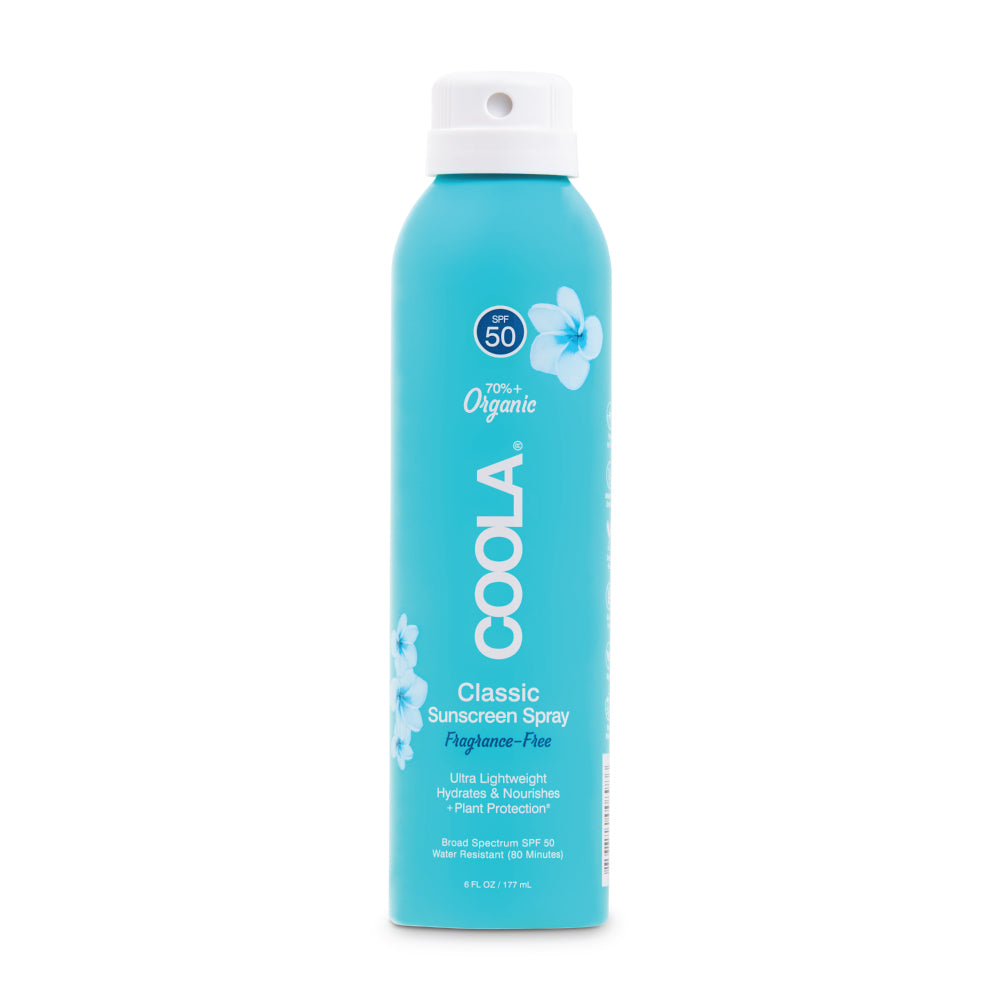 SPF 50 Coola Classic Body Spray - Fragrance Free - 6oz