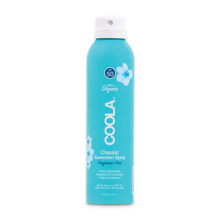 SPF 50 Coola Classic Body Spray - Fragrance Free - 6oz