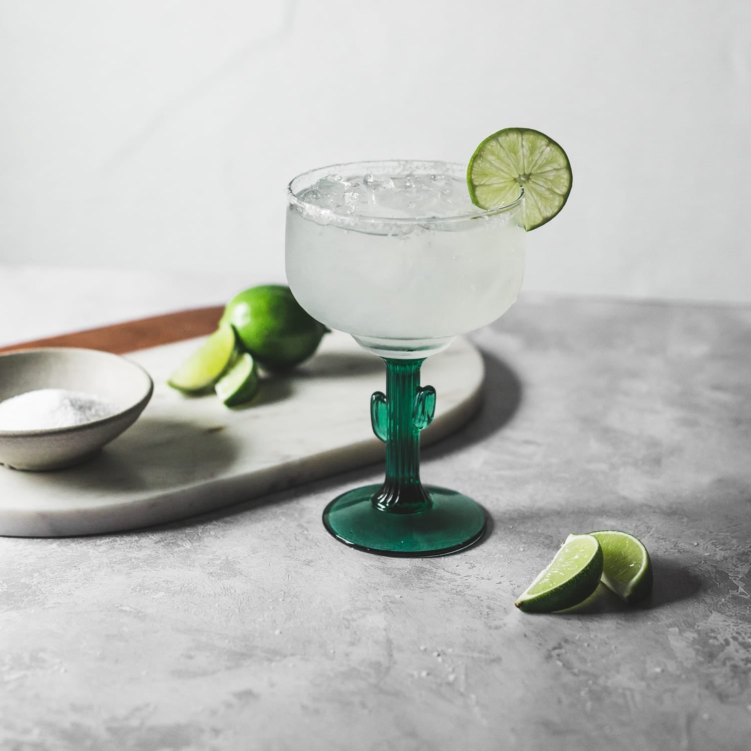 Cactus Stem Margarita Glass
