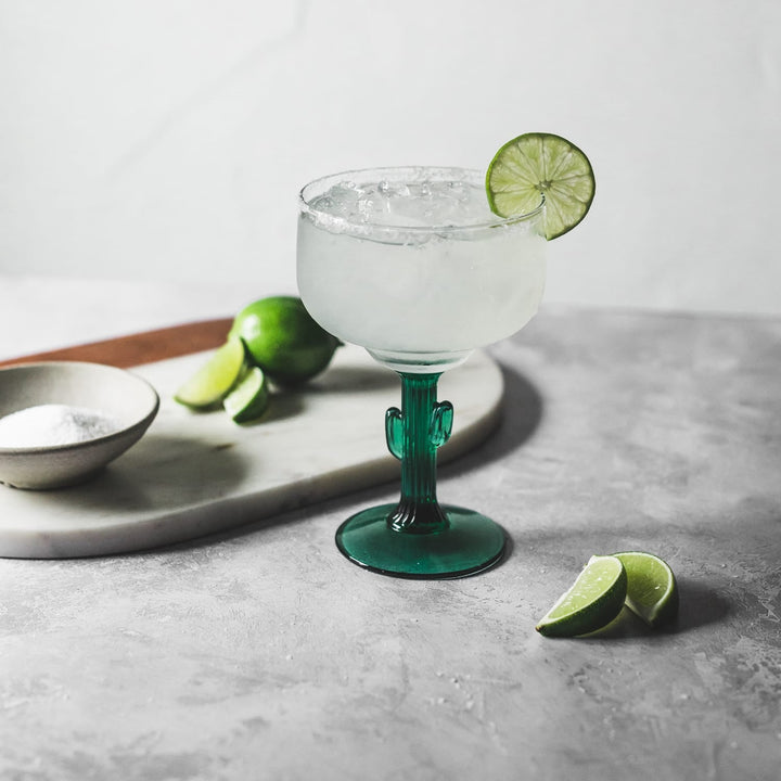 Cactus Stem Margarita Glass