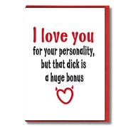 Huge Bonus Greeting Card