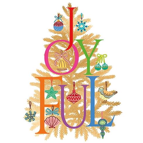 Joyful Holiday Card - Just Fabulous Palm Springs