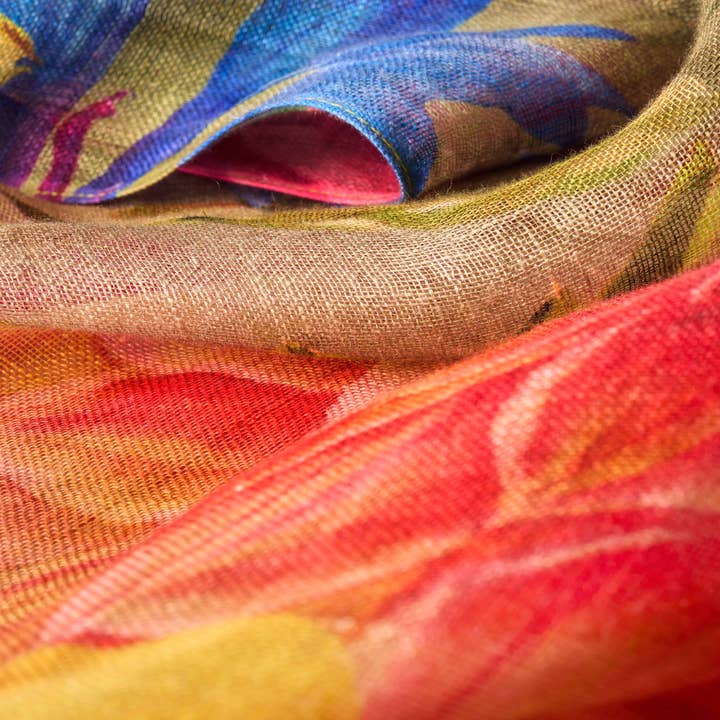 Bountiful Blooms Cotton Scarf