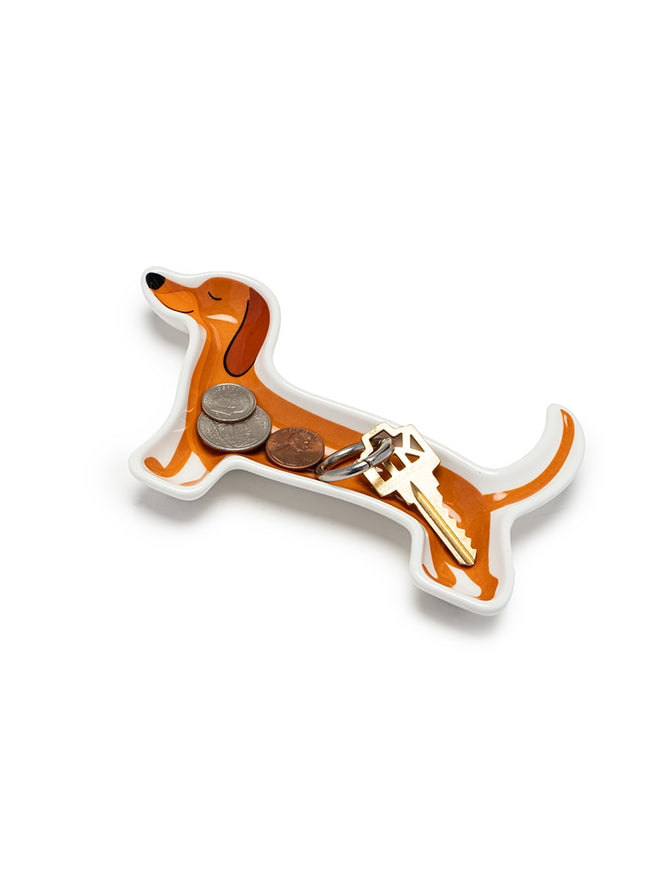Dachshund Puppy Dog Trinket Tray