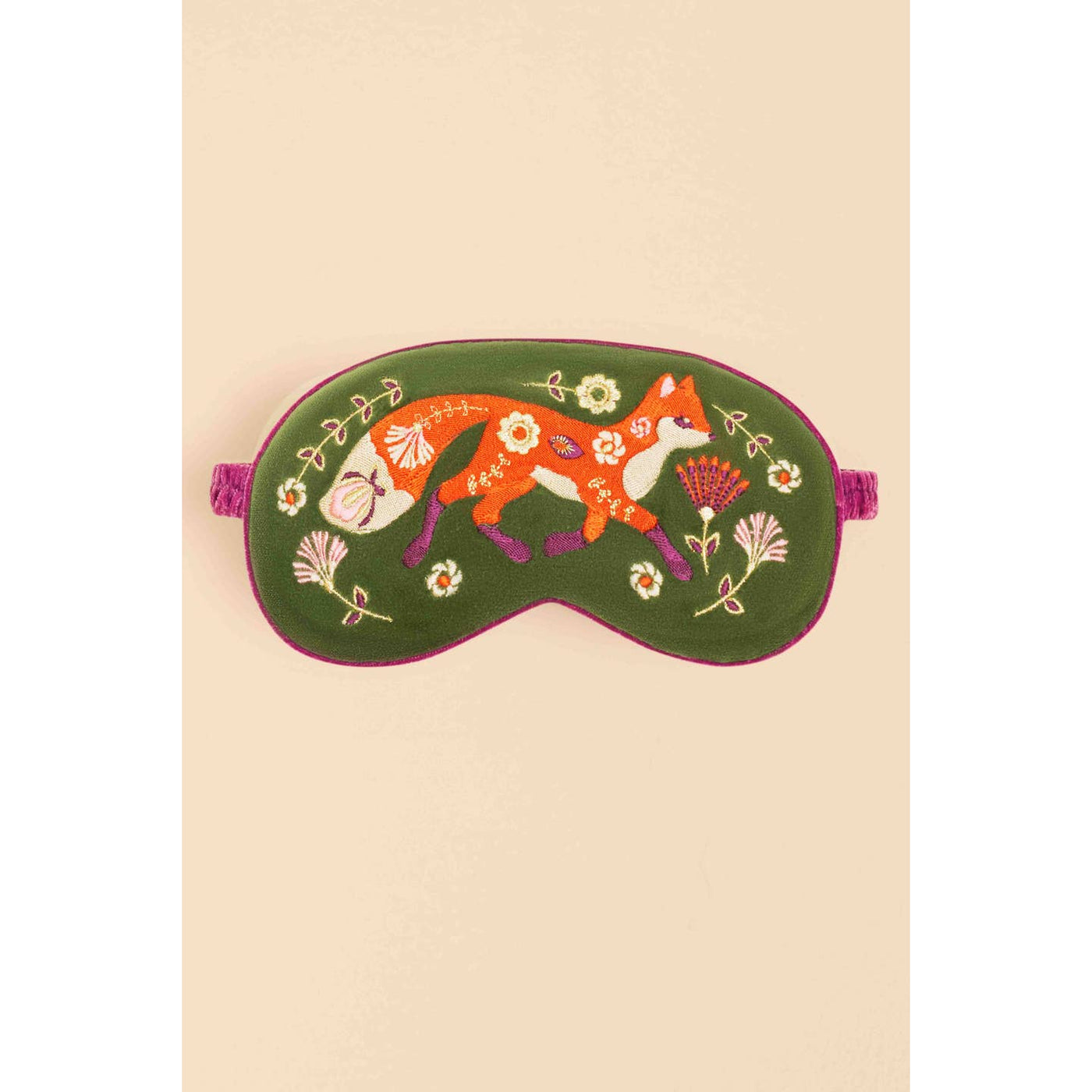 Scandinavian Fox Luxury Velvet Eye Mask