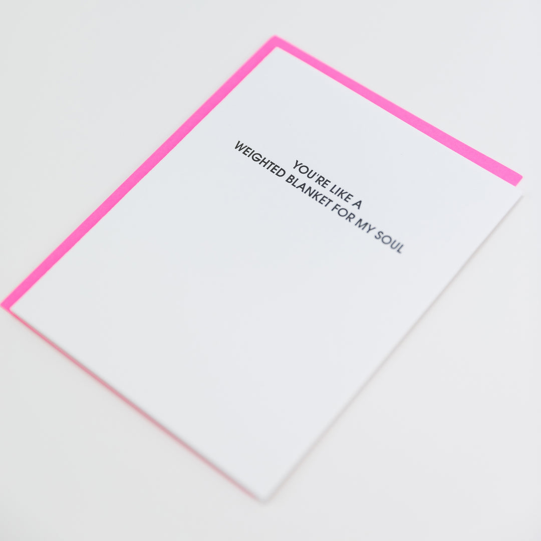 Weighted Blanket Greeting Card
