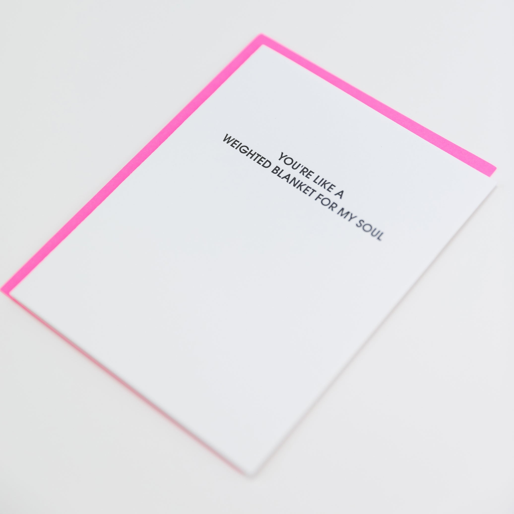 Weighted Blanket Greeting Card