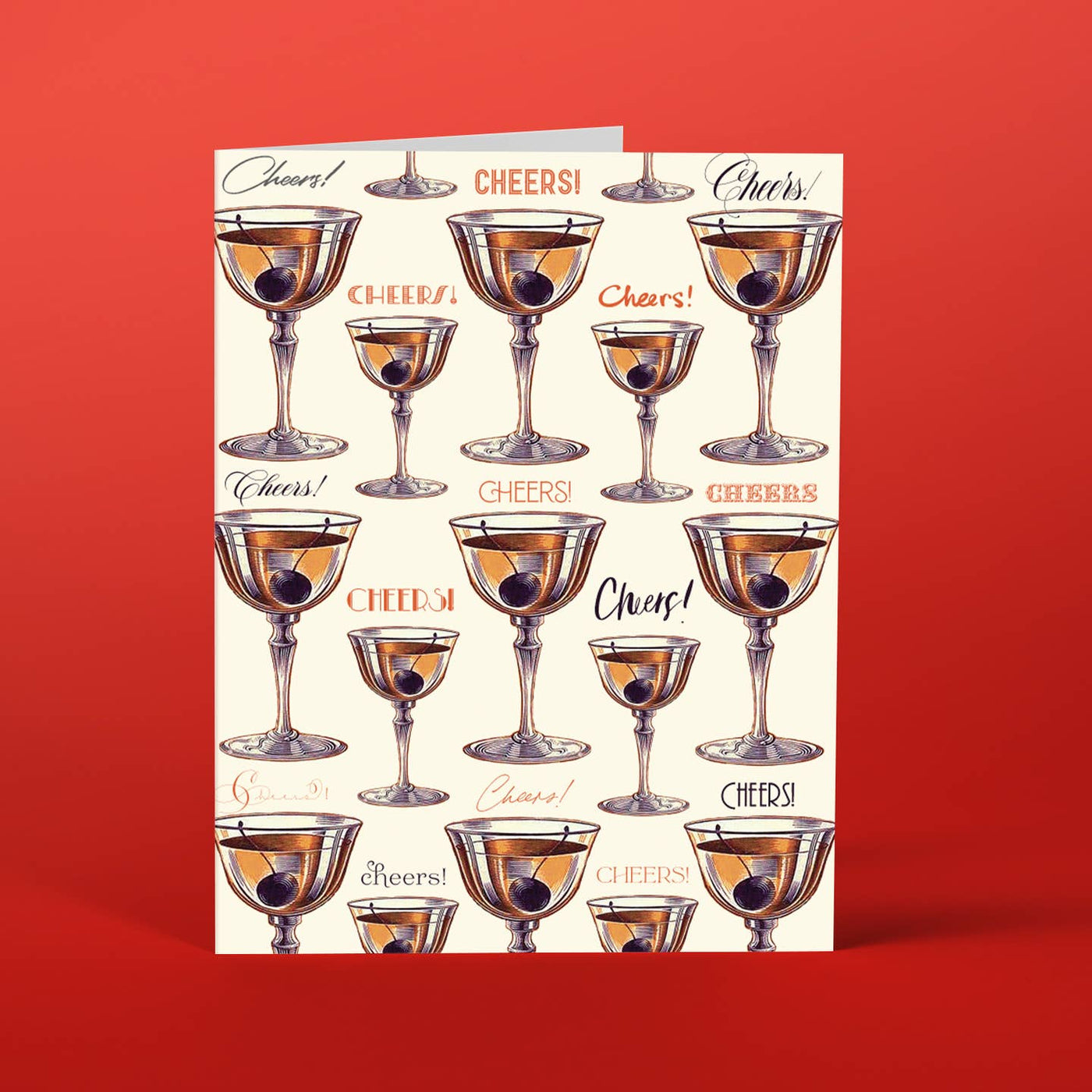 Cheers! Glasses Greeting Card